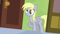 Size: 1920x1080 | Tagged: safe, screencap, derpy hooves, pegasus, pony, g4, rainbow falls, season 4, female, greatest internet moments, mare, solo, the grey one's glorious return, wallpaper, welcome back derpy
