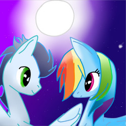 Size: 332x334 | Tagged: safe, artist:riseawakeart, rainbow dash, soarin', g4, female, male, ship:soarindash, shipping, straight