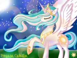 Size: 900x681 | Tagged: dead source, safe, artist:marshmallowwithchoco, princess celestia, g4, female, solo