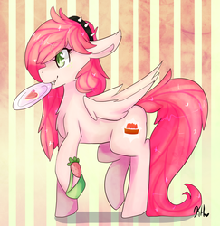 Size: 1909x1963 | Tagged: safe, artist:oddends, oc, oc only, oc:strawberry glimmer, solo