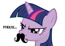 Size: 2811x2000 | Tagged: safe, artist:flare-chaser, twilight sparkle, g4, high res, moustache, prank, simple background, transparent background, vector