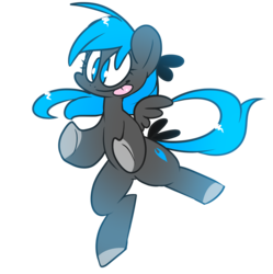 Size: 1280x1284 | Tagged: safe, artist:kilo, oc, oc only, oc:fire juggler blue, cute, simple background, tongue out, transparent background, vector