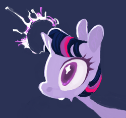 Size: 541x506 | Tagged: safe, artist:sugaryboogary, twilight sparkle, g4, abstract, female, magic, solo