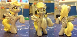 Size: 5568x2704 | Tagged: safe, artist:badromance123, derpy hooves, pegasus, pony, g4, customized toy, female, mare, toy