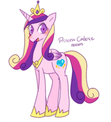 Size: 535x583 | Tagged: safe, artist:divided-s, princess cadance, g4, female, pixiv, solo