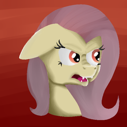 Size: 512x512 | Tagged: safe, artist:epiclunadragon, fluttershy, g4, female, flutterbat, solo