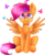 Size: 1024x1244 | Tagged: safe, artist:voilet14, scootaloo, butterfly, pegasus, pony, g4, colored pupils, cute, cutealoo, female, filly, heart eyes, simple background, sitting, solo, spread wings, transparent background, wingding eyes, wings