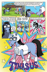 Size: 900x1383 | Tagged: safe, bob's burgers, comic, preview, the equestranauts, tina belcher