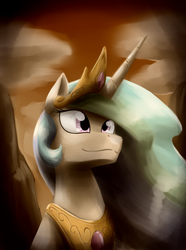 Size: 3421x4591 | Tagged: safe, artist:otakuap, princess celestia, g4, female, portrait, solo