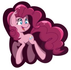 Size: 3663x3608 | Tagged: safe, artist:dahhez, pinkie pie, g4, female, high res, solo
