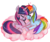 Size: 1000x839 | Tagged: dead source, safe, artist:suzuii, rainbow dash, twilight sparkle, alicorn, pony, g4, blushing, cloud, female, happy, heart, lesbian, love, mare, ship:twidash, shipping, simple background, transparent background, twilight sparkle (alicorn)