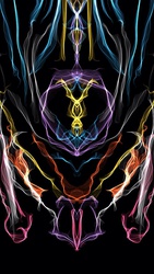 Size: 640x1136 | Tagged: safe, artist:ragin skittles, abstract art, dada, modern art, neon, princess