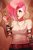 Size: 793x1215 | Tagged: safe, artist:yunni-yunni, fluttershy, human, bats!, g4, female, flutterbat, goth, hair over one eye, humanized, solo, spikes, undercut, winged humanization