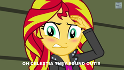 Size: 1920x1080 | Tagged: safe, sunset shimmer, equestria girls, g4, my little pony equestria girls: rainbow rocks, image macro, meme, text