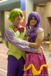 Size: 2336x3504 | Tagged: safe, artist:honey-hime, rarity, spike, human, g4, cosplay, high res, irl, irl human, photo