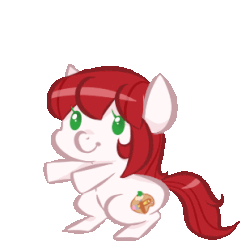Size: 309x304 | Tagged: safe, artist:jessy, oc, oc only, oc:palette swap, earth pony, pony, animated, bipedal, dancing, female, gif, mare, solo, two-frame gif