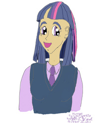 Size: 850x1100 | Tagged: safe, artist:stormfalcon, twilight sparkle, human, g4, humanized