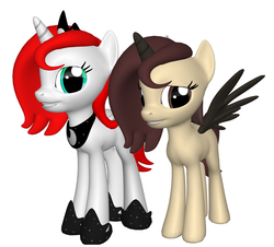 Size: 1623x1467 | Tagged: safe, oc, oc only, oc:autmn, oc:tuana, alicorn, pony, alicorn oc, jewelry, regalia