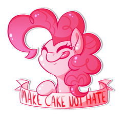 Size: 733x703 | Tagged: safe, artist:catitty, pinkie pie, g4, female, old banner, solo