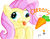 Size: 2487x1936 | Tagged: safe, artist:randomflakey, fluttershy, g4, :p, carrot, derp, female, solo, tongue out