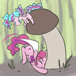 Size: 900x900 | Tagged: safe, oc, oc only, oc:junior, oc:marker pony, giant mushroom, mushroom