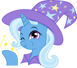 Size: 5202x4572 | Tagged: safe, artist:kp-shadowsquirrel, artist:proffes, trixie, pony, unicorn, g4, absurd resolution, female, lollipop, mare, simple background, solo, transparent background, vector