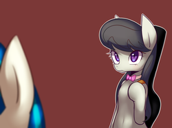 Size: 1400x1043 | Tagged: safe, artist:maren, dj pon-3, octavia melody, vinyl scratch, pony, g4, bipedal