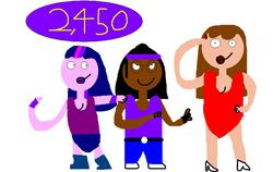 Size: 955x603 | Tagged: safe, artist:mylesterlucky7, twilight sparkle, oc, human, g4, 1000 hours in ms paint, humanized, ms paint, op is a duck, phineas and ferb, vanessa doofenshmirtz