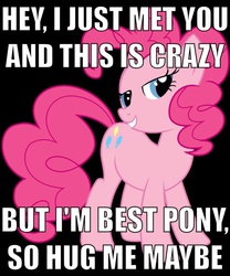 Size: 639x768 | Tagged: safe, pinkie pie, g4, call me maybe, image macro, meme