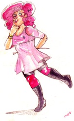 Size: 1945x3204 | Tagged: safe, artist:killa7, pinkie pie, human, g4, humanized