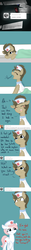 Size: 565x4560 | Tagged: safe, artist:lilliesinthegarden, doctor whooves, nurse redheart, time turner, g4, ask, blanket, comic, crossdressing, dialogue, happy, nurse, nurse turner, sleeping, tumblr, waking up, yawn