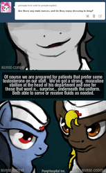 Size: 500x819 | Tagged: safe, artist:ponyhospital, oc, oc only, oc:nurse code-45, oc:nurse code-49, oc:nurse code-54, pony hospital, tumblr