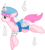 Size: 305x342 | Tagged: safe, artist:thecompleteanimorph, pony, ponified, saigyouji yuyuko, solo, touhou