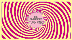Size: 450x253 | Tagged: safe, artist:alozec, pinkie pie, g4, album, album cover, album visualiser, animated, animation error, hypnotic, music, parody, ponified, rock band, spiral, the black keys, the pinkie pies, turn blue, turn pink