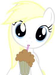 Size: 1304x1785 | Tagged: safe, artist:accu, oc, oc only, oc:aryanne, g4, aryanbetes, cute, drinking, female, filly, innocent, looking at you, milkshake, show accurate, simple background, solo, transparent background, vector