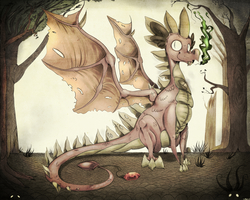 Size: 2500x2000 | Tagged: safe, artist:carligercarl, spike, g4, high res, male, older, older spike, solo