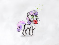 Size: 3250x2500 | Tagged: safe, artist:epiclunadragon, sweetie belle, g4, female, high res, solo