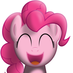 Size: 3630x3630 | Tagged: safe, artist:thunderelemental, pinkie pie, g4, high res, simple background, transparent background, vector