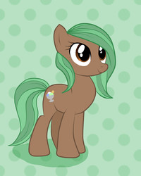 Size: 1020x1272 | Tagged: safe, artist:stazzystar, oc, oc only, oc:chocolate mint, solo