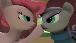 Size: 900x506 | Tagged: safe, maud pie, pinkie pie, g4, 3d, boop, source filmmaker