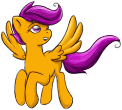 Size: 400x358 | Tagged: safe, artist:moongazeponies, scootaloo, g4, female, older, scootaloo can fly, solo