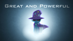 Size: 1920x1080 | Tagged: safe, artist:ninga-bob, artist:northwestcore, trixie, pony, unicorn, g4, cape, clothes, female, glowing, great and powerful, hat, looking at you, mare, solo, trixie's cape, trixie's hat, vector, walking, wallpaper