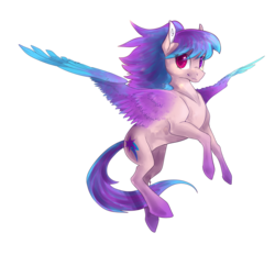 Size: 1937x1800 | Tagged: safe, artist:thelionmedal, oc, oc only, oc:shiny dawn, pegasus, pony, large wings, solo