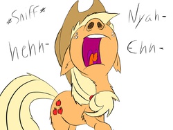 Size: 2048x1536 | Tagged: artist needed, safe, applejack, g4, female, mouth, nose in the air, nostril flare, nostrils, pre sneeze, sneezing, sneezing fetish, solo, tongue out