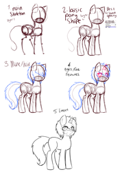 Size: 1400x2000 | Tagged: safe, artist:mixalanapony, oc, oc only, pony, lineart, solo, tutorial