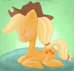 Size: 1487x1431 | Tagged: safe, artist:anniemae04, applejack, g4, female, solo