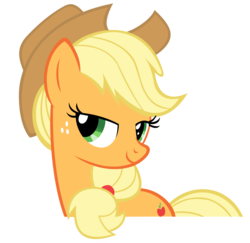 Size: 3864x3756 | Tagged: safe, artist:gretsch1962, applejack, g4, female, high res, simple background, solo, transparent background, vector