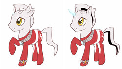 Size: 1000x572 | Tagged: safe, artist:hopemaydie, ponified, ultraman, ultraman taro