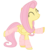 Size: 1402x1456 | Tagged: dead source, safe, artist:flare-chaser, fluttershy, pegasus, pony, g4, ^^, clothes, cute, dancing, extended trot pose, eyes closed, leg warmers, simple background, socks, solo, transparent background, vector