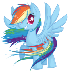 Size: 900x900 | Tagged: safe, artist:lunarii, rainbow dash, g4, female, solo